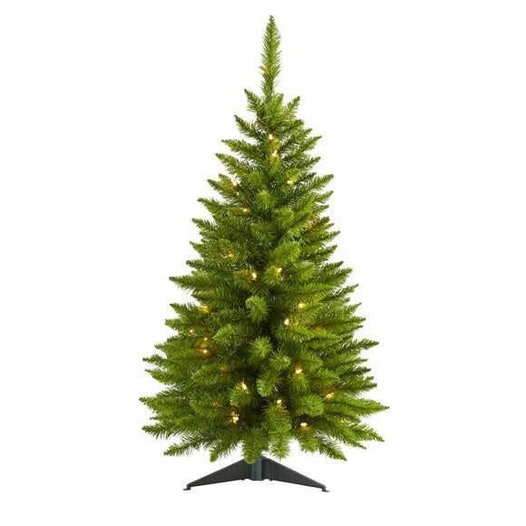3' Providence Pine Artificial Christmas Tree in Metal Planter