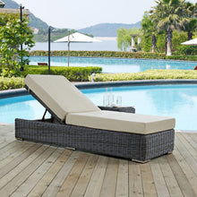 Load image into Gallery viewer, Summon Outdoor Patio Sunbrella¨ Chaise Lounge by Modway
