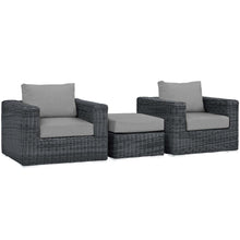 Load image into Gallery viewer, Summon 3 Piece Outdoor Patio Sunbrella¨ Sectional Set by Modway
