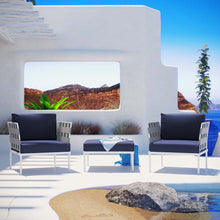 Load image into Gallery viewer, Harmony 3 Piece Outdoor Patio Aluminum Sectional Sofa Set by Modway
