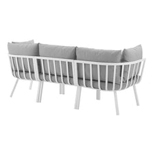 Load image into Gallery viewer, Riverside 3 Piece Outdoor Patio Aluminum Sectional Sofa Set by Modway
