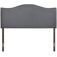 Load image into Gallery viewer, Curl Nailhead Upholstered Queen Headboard by Modway
