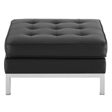 Load image into Gallery viewer, Loft Tufted Vegan Leather Ottoman by Modway
