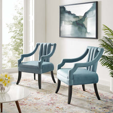 Load image into Gallery viewer, Harken Performance Velvet Accent Chair Set of 2 by Modway
