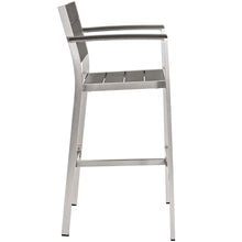 Load image into Gallery viewer, Shore 3 Piece Outdoor Patio Aluminum Pub Set by Modway
