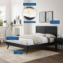 Load image into Gallery viewer, Marlee Wood King Platform Bed With Splayed Legs by Modway
