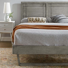 Load image into Gallery viewer, Marlee Wood King Platform Bed With Angular Frame by Modway
