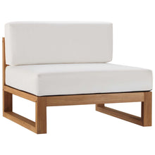 Load image into Gallery viewer, Upland 4-Piece Outdoor Patio Teak Wood Sectional Sofa Set by Modway
