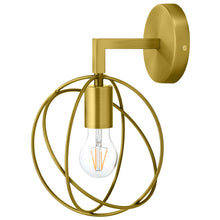 Load image into Gallery viewer, Perimeter Brass Wall Sconce Light Fixture by Modway
