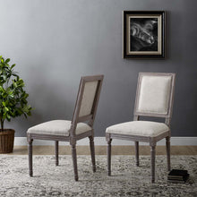 Load image into Gallery viewer, Court Upholstered Fabric Dining Side Chair Set of 2 by Modway
