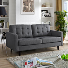 Load image into Gallery viewer, Empress Upholstered Fabric Loveseat by Modway
