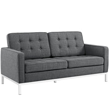 Load image into Gallery viewer, Loft Upholstered Fabric Loveseat by Modway

