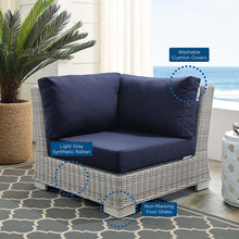 Load image into Gallery viewer, Conway Sunbrella¨ Outdoor Patio Wicker Rattan Corner Chair by Modway
