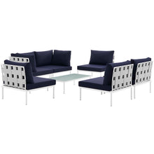 Load image into Gallery viewer, Harmony 7 Piece Outdoor Patio Aluminum Sectional Sofa Set by Modway
