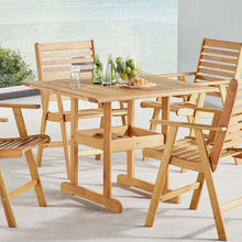 Load image into Gallery viewer, Hatteras 36&quot; Square Outdoor Patio Eucalyptus Wood Dining Table by Modway
