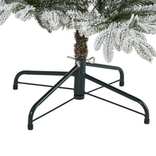 Load image into Gallery viewer, 5.5&#39; Flocked Manchester Spruce Artificial Christmas Tree with 200 Lights
