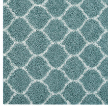 Load image into Gallery viewer, Solvea Moroccan Trellis 8x10 Shag Area Rug by Modway

