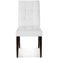 Load image into Gallery viewer, Promulgate Biscuit Tufted Upholstered Faux Leather Dining Side Chair Set of 2 by Modway
