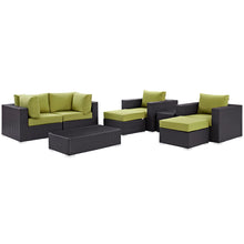 Load image into Gallery viewer, Convene 8 Piece Outdoor Patio Sectional Set by Modway
