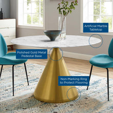 Load image into Gallery viewer, Tupelo 47&quot; Artificial Marble Dining Table by Modway
