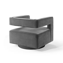 Load image into Gallery viewer, Booth Performance Velvet Performance Velvet Swivel Armchair by Modway

