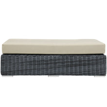Load image into Gallery viewer, Summon Outdoor Patio Sunbrella¨ Rectangle Ottoman by Modway
