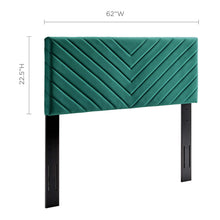 Load image into Gallery viewer, Alyson Angular Channel Tufted Performance Velvet Full / Queen Headboard by Modway
