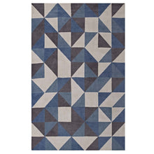 Load image into Gallery viewer, Kahula Geometric Triangle Mosaic 5x8 Area Rug
