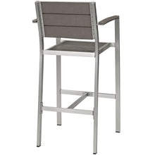 Load image into Gallery viewer, Shore Outdoor Patio Aluminum Bar Stool by Modway

