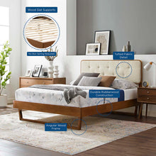 Load image into Gallery viewer, Bridgette Wood Full Platform Bed With Angular Frame by Modway
