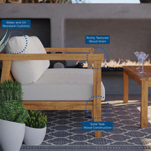 Load image into Gallery viewer, Bayport Outdoor Patio Teak Wood 2-Seater Loveseat by Modway
