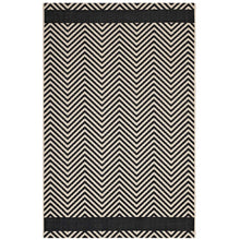 Load image into Gallery viewer, Optica Chevron With End Borders Indoor and Outdoor 5x8 Area Rug by Modway
