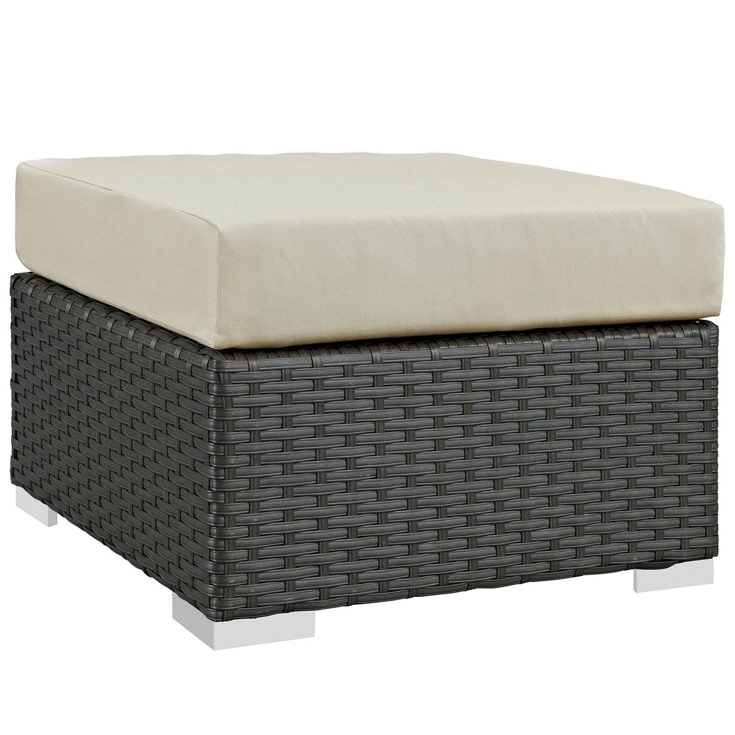 Sojourn Outdoor Patio Sunbrella¨ Ottoman by Modway