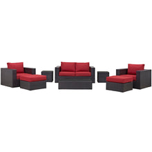 Load image into Gallery viewer, Convene 8 Piece Outdoor Patio Sofa Set by Modway
