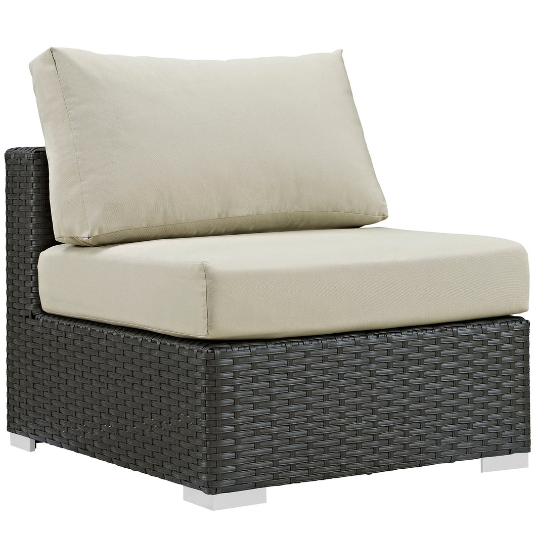 Sojourn Outdoor Patio Fabric Sunbrella¨ Armless by Modway