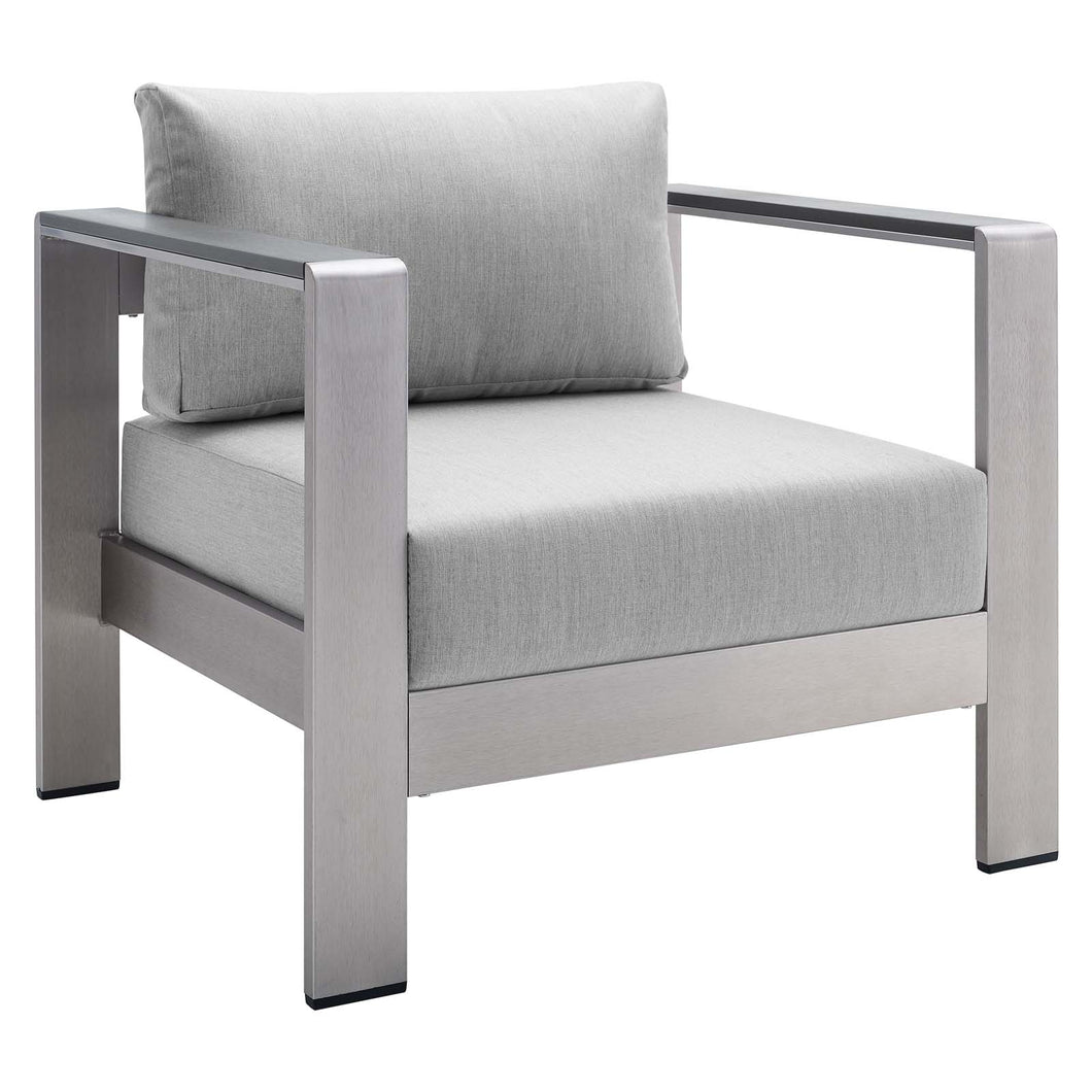 Shore Sunbrella¨ Fabric Aluminum Outdoor Patio Armchair by Modway