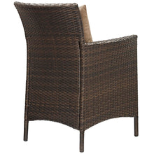 Load image into Gallery viewer, Conduit Outdoor Patio Wicker Rattan Dining Armchair by Modway
