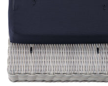 Load image into Gallery viewer, Conway Sunbrella¨ Outdoor Patio Wicker Rattan Ottoman by Modway
