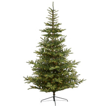 Load image into Gallery viewer, 9&#39; Layered Washington Spruce Artificial Christmas Tree w 750 Clear LED Lights
