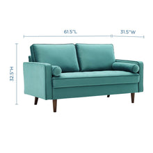 Load image into Gallery viewer, Valour Performance Velvet Loveseat by Modway
