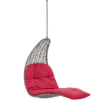 Load image into Gallery viewer, Landscape Hanging Chaise Lounge Outdoor Patio Swing Chair by Modway
