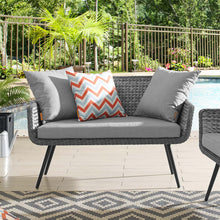 Load image into Gallery viewer, Endeavor Outdoor Patio Wicker Rattan Loveseat by Modway
