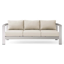 Load image into Gallery viewer, Shore Outdoor Patio Aluminum Sofa by Modway
