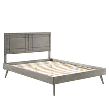 Load image into Gallery viewer, Marlee Wood King Platform Bed With Splayed Legs by Modway
