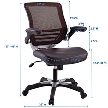 Load image into Gallery viewer, Edge Vinyl Office Chair by Modway
