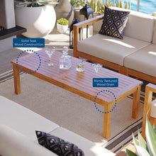 Load image into Gallery viewer, Upland Outdoor Patio Teak Wood Coffee Table by Modway
