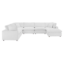 Load image into Gallery viewer, Commix 7-Piece Down Filled Overstuffed Performance Velvet Sectional Sofa by Modway
