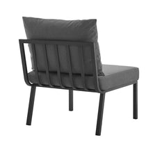 Load image into Gallery viewer, Riverside Outdoor Patio Aluminum Armless Chair by Modway
