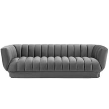 Load image into Gallery viewer, Entertain Vertical Channel Tufted Performance Velvet Sofa by Modway
