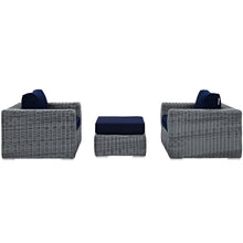 Load image into Gallery viewer, Summon 3 Piece Outdoor Patio Sunbrella¨ Sectional Set by Modway
